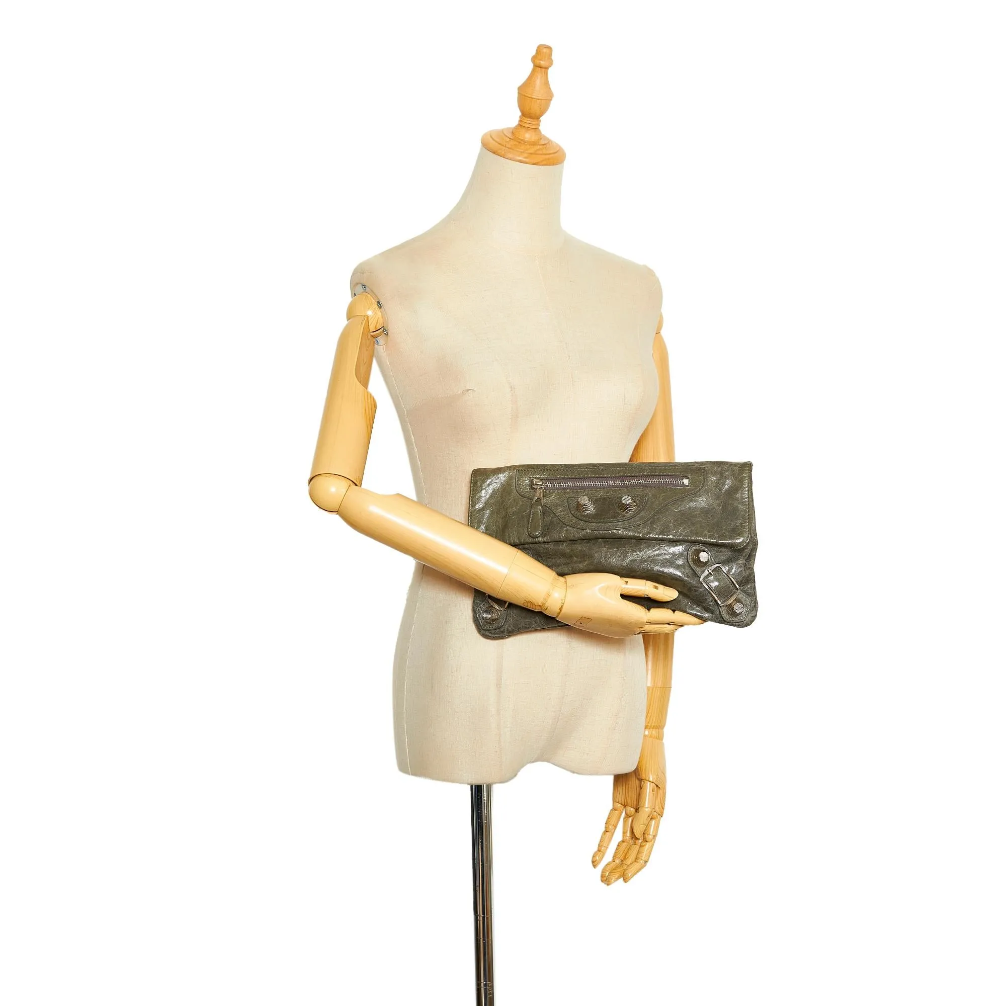 Balenciaga Motocross Giant 21 Envelope Clutch Bag (SHG-eQTFnb)