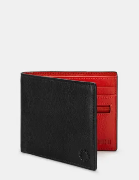 Black And Red Leather Wallet