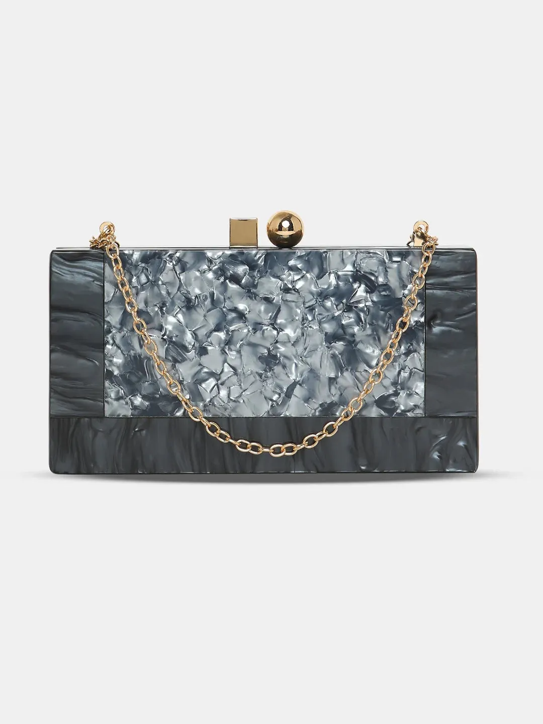 Caprese Gilia Clutch Small Grey