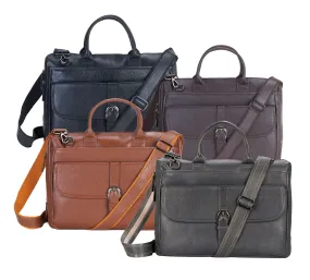 Esquire Laptop Leather Messenger Bag