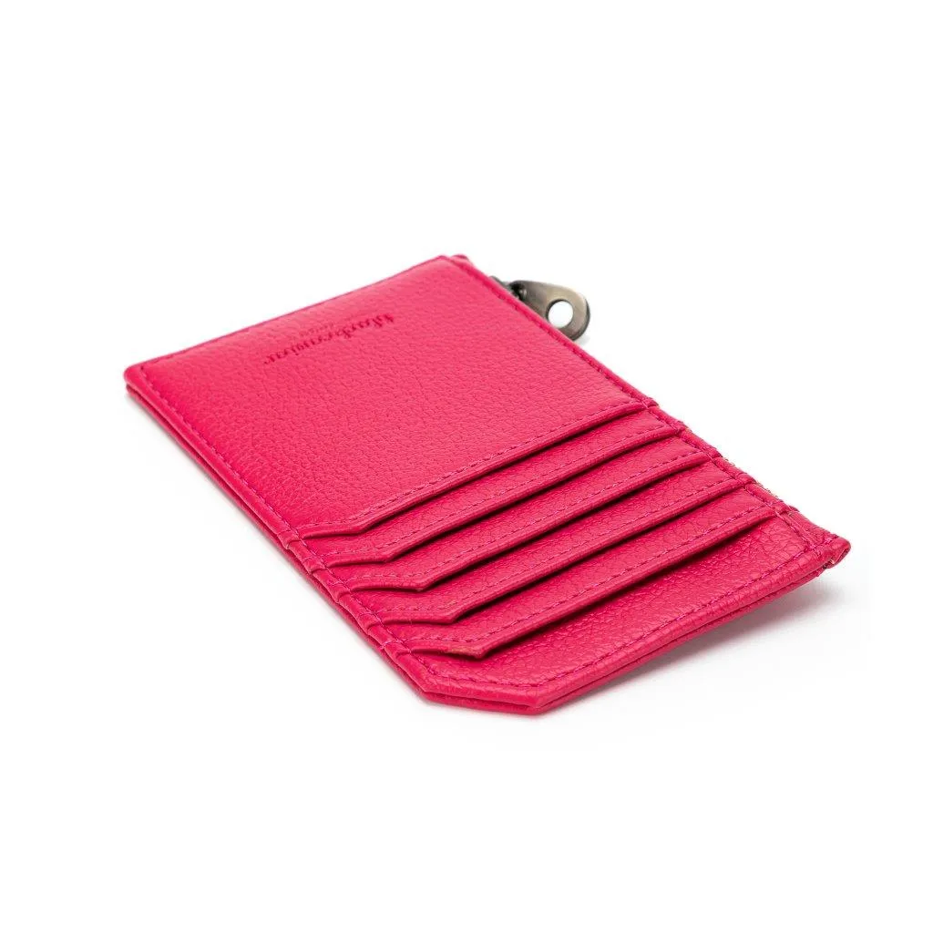 Gabbie Fuchsia Card Holder/Coin Purse