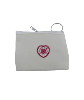 HMFC White Coin Purse