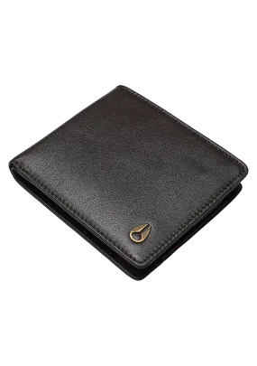 Pass Leather Coin Wallet - Brown