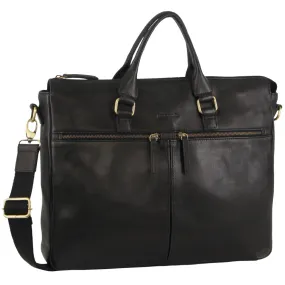 Pierre Cardin Italian Leather Unisex Laptop Bag PC3709