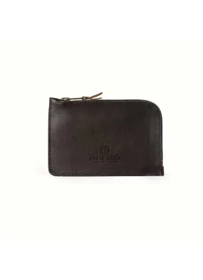 POGNON PURSE L | Vegetable Tanned Leather | Dark Brown