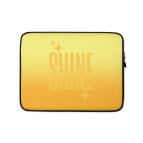 Shine Ghost Text Laptop Sleeve