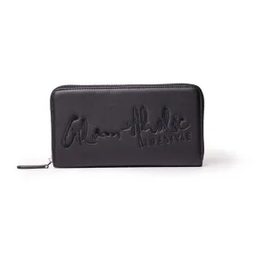 SIGNATURE LOGO JUMBO WALLET BLACK