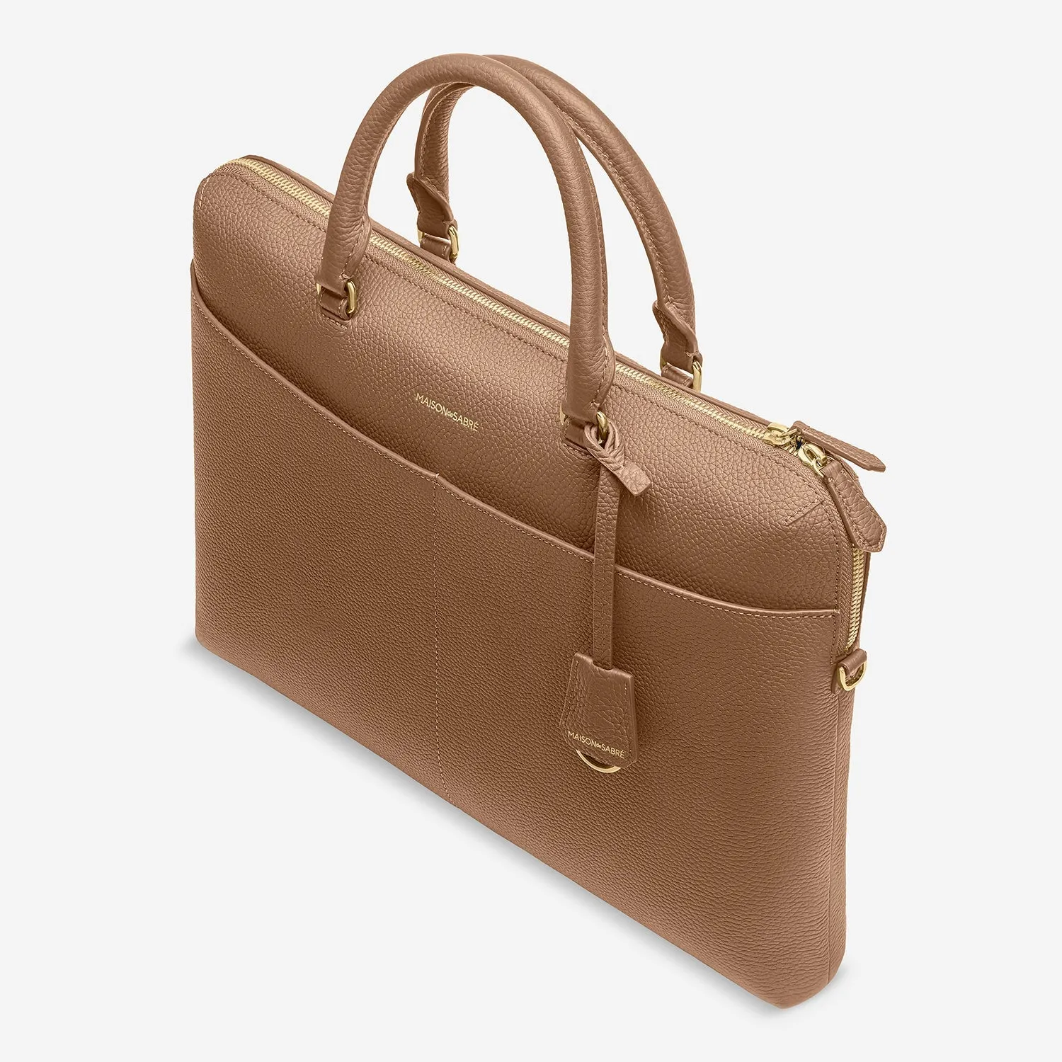 The Laptop Bag - Sandstone Brown