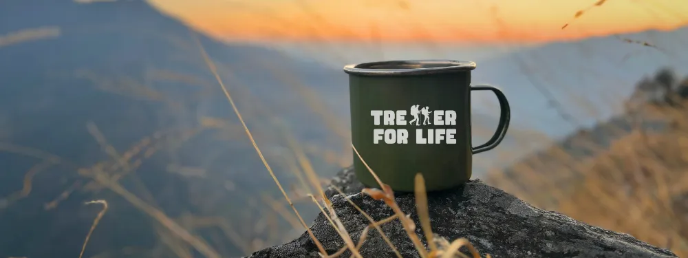 Trekker For Life: Stainless Steel Mug For Trekking & Daily Use