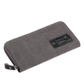 TRP0501 Troop London Accessories Canvas Zip Around Wallet Purse