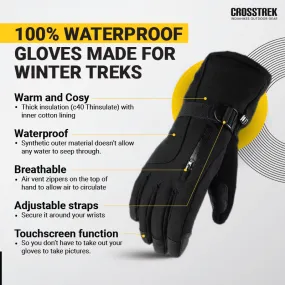 Waterproof Trekking Gloves with Thinsulate Insulation